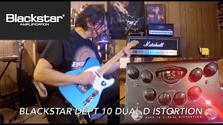 Blackstar Amplification Dept 10 Dual Distortion  Overdrive and Distortion Pedal Demo and Review [upl. by Nylkaj573]