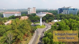 Technopark Trivandrum Campus  View From Thejaswini Building  Keralas Largest IT Park [upl. by Bolling]