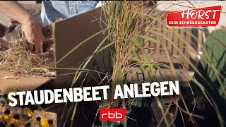 Staudenbeet richtig anlegen  Horst sein Schrebergarten [upl. by Adnoved267]