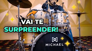 É PRA JÁ SAIR TOCANDO  Conheça a Bateria Michael Trinity [upl. by Zabrine]