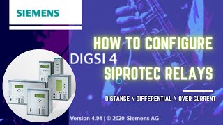 Configuration of Siprotec Relays  SIEMENS IEDs [upl. by Ehgit]