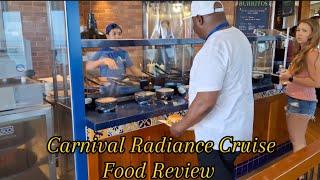 Carnival Radiance Food Review cruise cruisefood foodreview carnivalradiance travel food [upl. by Candra714]