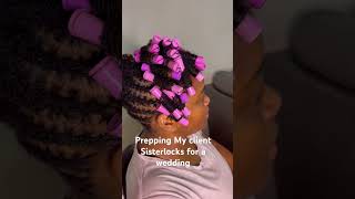 Wedding styles for sisterlocks sisterlocksjourney microlocks sisterlocks hairstyles locs [upl. by Ellerey]