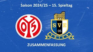 SVETV FSV Mainz 05 II vs Eintracht Trier  Highlights 15 Spieltag Saison 2425 [upl. by Orbadiah]