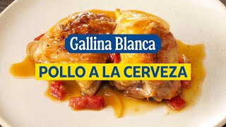 Pollo a la cerveza para chuparse los dedos 🍗🧡  Gallina Blanca [upl. by Gratianna]