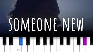 Someone New  Hozier piano tutorial [upl. by Shel]