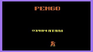 Pengo Atari 2600 Gameplay [upl. by Reste]