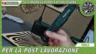 PRATICA Smerigliatrice a Penna per modellismo ed incisione PARKSIDE [upl. by Zitvaa]