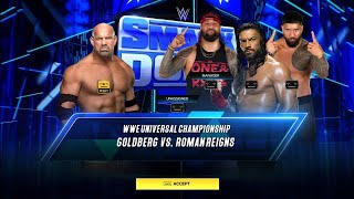 Wwe Universal Championship Goldberg VS Roman Reigns Match [upl. by Staffard233]