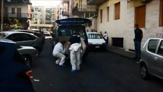 Omicidiosuicidio in via Lecce a Catania [upl. by Namas]