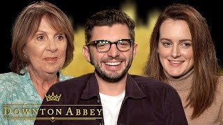 The Downton Abbey Cast Quiz Each Other Penelope Wilton Sophie McShera Michael Fox  Downton Abbey [upl. by Krista]