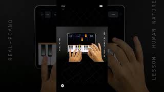 Nice version song realpiano piano lesson teclado [upl. by Sontich]