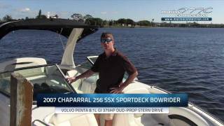 2007 Chaparral 256 SSX Bowrider Boat for Sale by Marine Connection Boat Sales [upl. by Notnroht871]