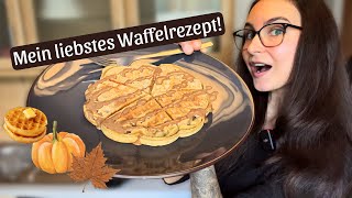 Lieblings Waffelrezept 🤎 Lecker  Gesund  Proteinreich amp Glutenfrei 🧇 [upl. by Ahsekan]