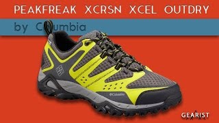 COLUMBIA PEAKFREAK XCRSN ZCEL OUTDRY SHOE REVIEW  Gearistcom [upl. by Percy639]