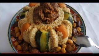 Recette couscous à la semoule dorge facile et rapide وصفة كسكس سميد الشعير سهلة وسريعة👍😊👌😍 [upl. by Marabel141]