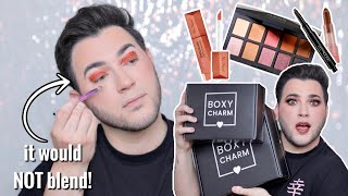 Boxycharm Double Unboxing Premium vs Base Box May 2021 try on [upl. by Blase]