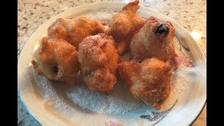 Sicilian Grandma makes Sicilian Crispelle Donuts Episode 22 [upl. by Enytnoel644]