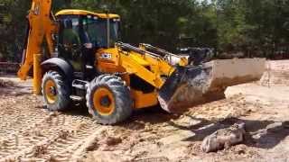 JCB 3CX Super Backhoe Test Drive [upl. by Ynamad]