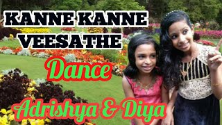 KANNE KANNE VEESATHE  DANCE  ADRISHYA amp DIYA [upl. by Airelav]