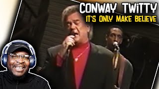 Conway Twitty  Its Only Make Believe 1990  REACTIONREVIEW [upl. by Alica]