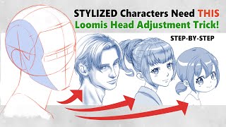 Master ANY Character Style with Loomis Method Beginner Friendly [upl. by Eerehc]