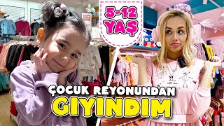 ÇOCUK REYONUNDAN GİYİNDİM  24saat OykuKarta [upl. by Iznek]