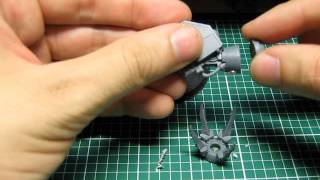 tutorialWarhammer 40k Space Wolves Dreadnought with magnets [upl. by Yesdnil]