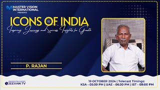 Icons Of India  Interview with Mr P Rajan  Master Vision International  Jeevan TV [upl. by Eidderf]