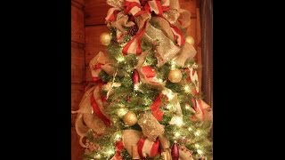 How to Decorate a wonderful Christmas tree Very easy DIY [upl. by Ebeohp]