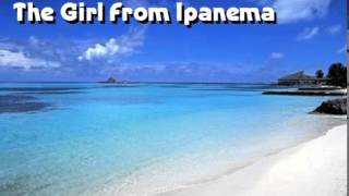 KARAOKE The Girl From Ipanema  Garota de Ipanema  Antônio Carlos Jobim  Lyrics [upl. by Coats]