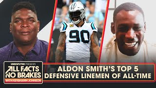 Reggie White Julius Peppers headline Aldon Smith’s Top NFL Defensive Linemen  All Facts No Brakes [upl. by Shem]