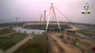 Juventus Stadium time lapse 80 secondi per costruire un sogno  80 seconds to construct a dream [upl. by Hapte364]