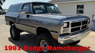 1991 Dodge Ramcharger  Running [upl. by Ajnin]