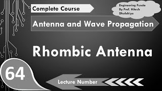 Rhombic Antenna Basics Structure Types Operation Designing Radiation amp Array Explained [upl. by Dyana]