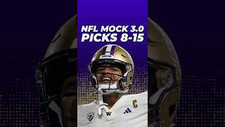 NFL Mock Draft 30 🏈 Pick 17 coming tomorrow ATL takes Dallas Turner at 8 [upl. by Olivann]