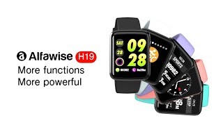 Alfawise H19 sports smartwatch  Gearbestcom [upl. by Abramson]