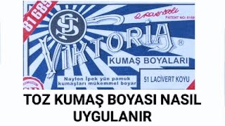 TOZ KUMAŞ BOYASI UYGULANIŞI  KIYAFET BOYAMA  GERİ DÖNÜŞÜM  DIY [upl. by Renrut185]