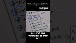 Wininitexe on windows without end processing on task manager [upl. by Kalmick]