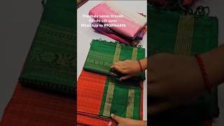 Pure kanchipuram handloom silk sarees available in stock 🛍️🛍️ [upl. by Siladnerb]