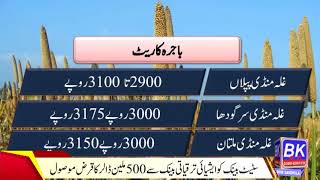 today wheat  moong rate  kala chana price updated  munji rate  sugar  bajra updated in pakistan [upl. by Sesom]