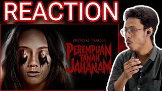 PEREMPUAN TANAH JAHANAM  Official Trailer Reaction  Holly Verse [upl. by Neirual]