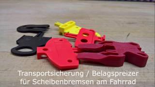 Transportsicherung Scheibenbremse Fahrrad  EBike  Mountainbike  Trekkingrad  Alles Fahrrad 13 [upl. by Namus616]