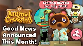 Good News JUST Announced For Animal Crossing This Month [upl. by Nilram252]