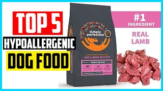 ✅ Top 5 Best Hypoallergenic Dog Food Review in 2024 [upl. by Elorak643]