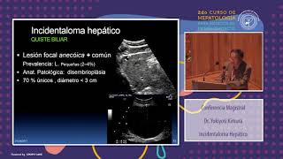 Conferencia Magistral  Incidentaloma hepático [upl. by Oyr]