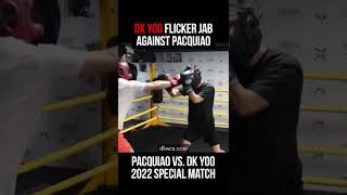 Flicker Jab against Pacquiao DKYOO shorts [upl. by Wadlinger168]