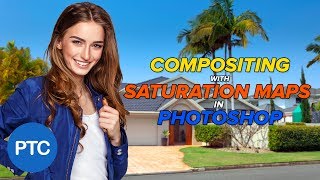 Compositing With SATURATION MAPS in Photoshop  Match Saturation [upl. by Alahsal864]