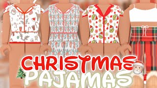 aesthetic roblox christmas pajamas WITH CODES  LINKS [upl. by Siclari554]