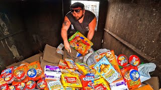 Dumpster Diving For FREE FOOD This Dumpster Had The Goods [upl. by Dorree281]